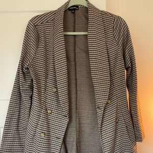 Plaid lightweight blazer